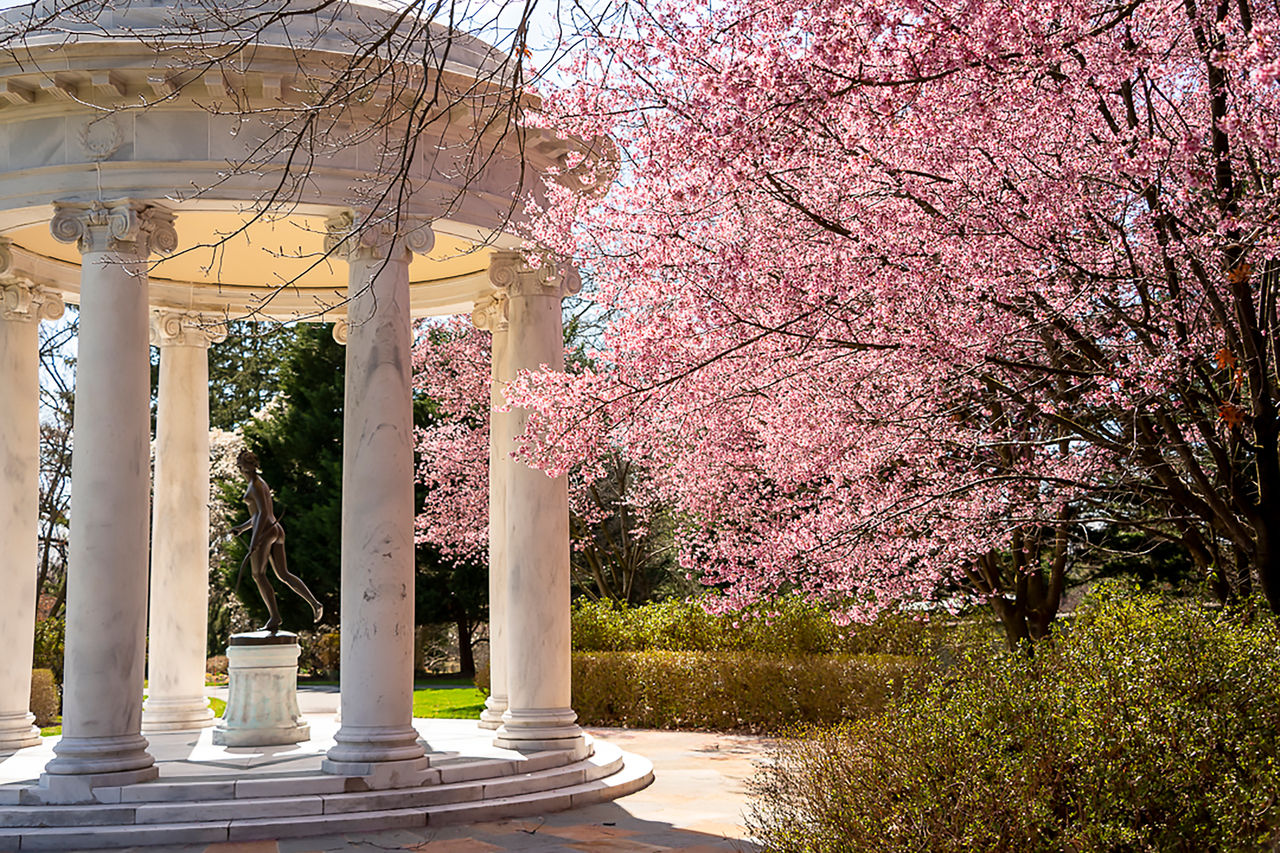 The Nemours Estate Temple of Love in the spring