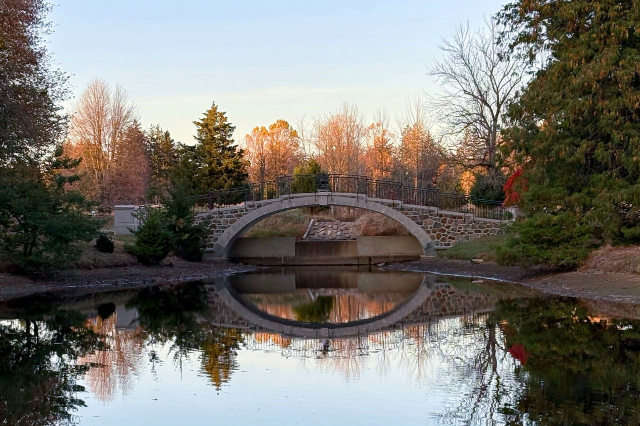 Venetian bridge at the Nemours Estate.
